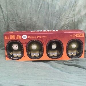 Vintage All Time Low UNiPO Action Figures by UNKL for Hopeless Records NIB